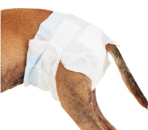 Leak Guard Disposable Pet Diapers, X-Small, Count of 12