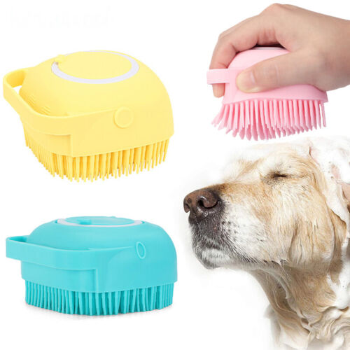 Dog Washer Bath Massage Brush Cleaning