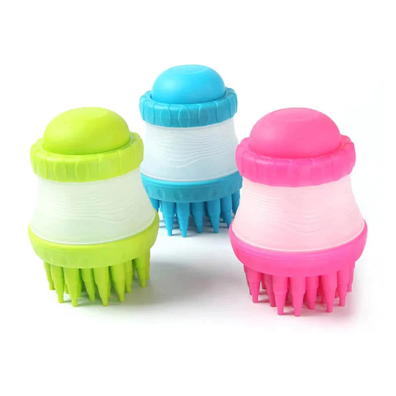 Dog Washer Bath Massage Brush Cleaning