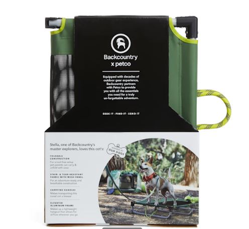 Backcountry x Petco The Travel Cot for Dogs