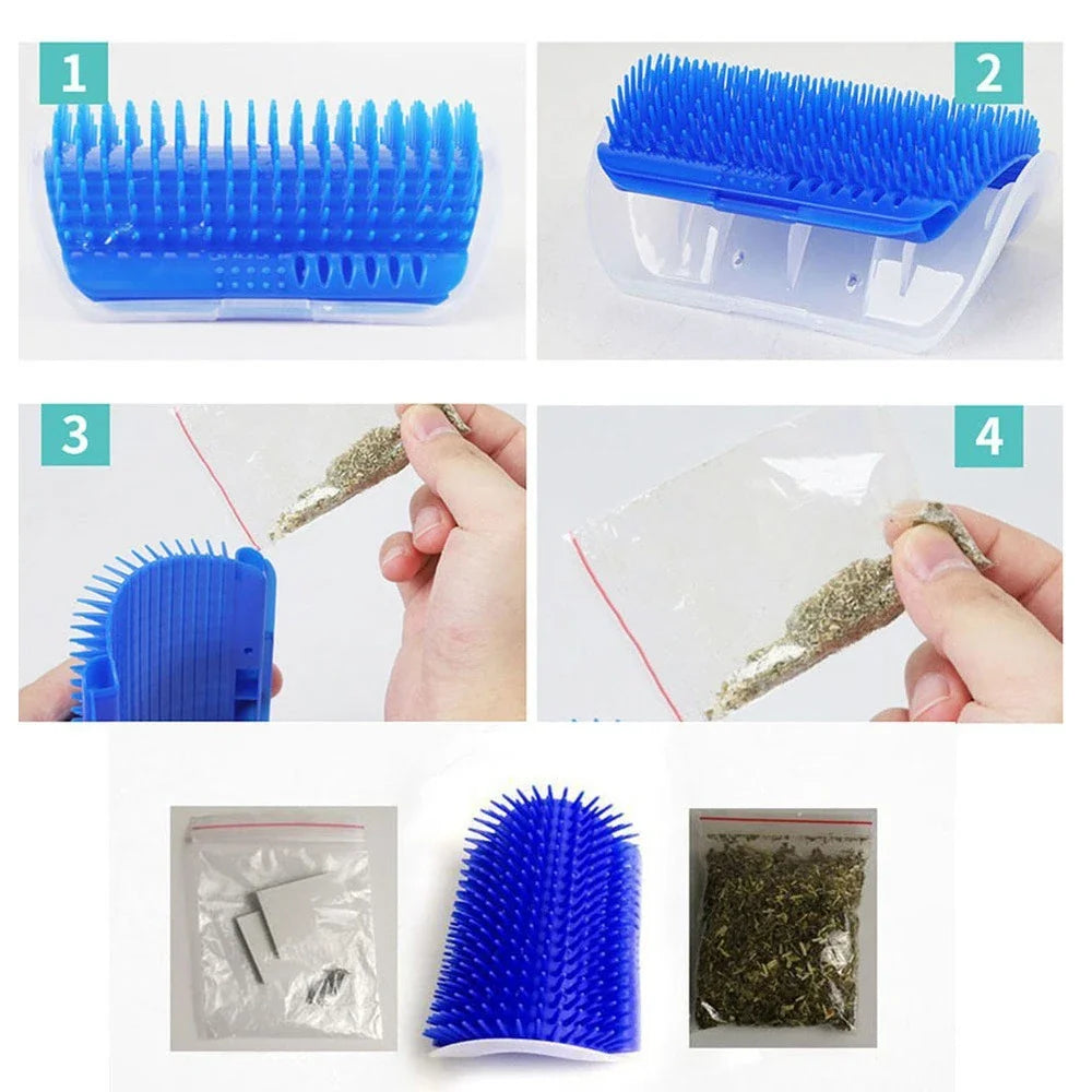 Corner Cat Self Groomer Plastic