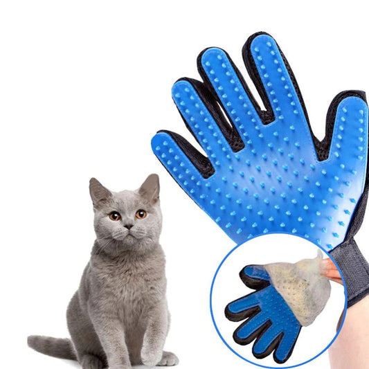 Cat grooming glove for cats wool